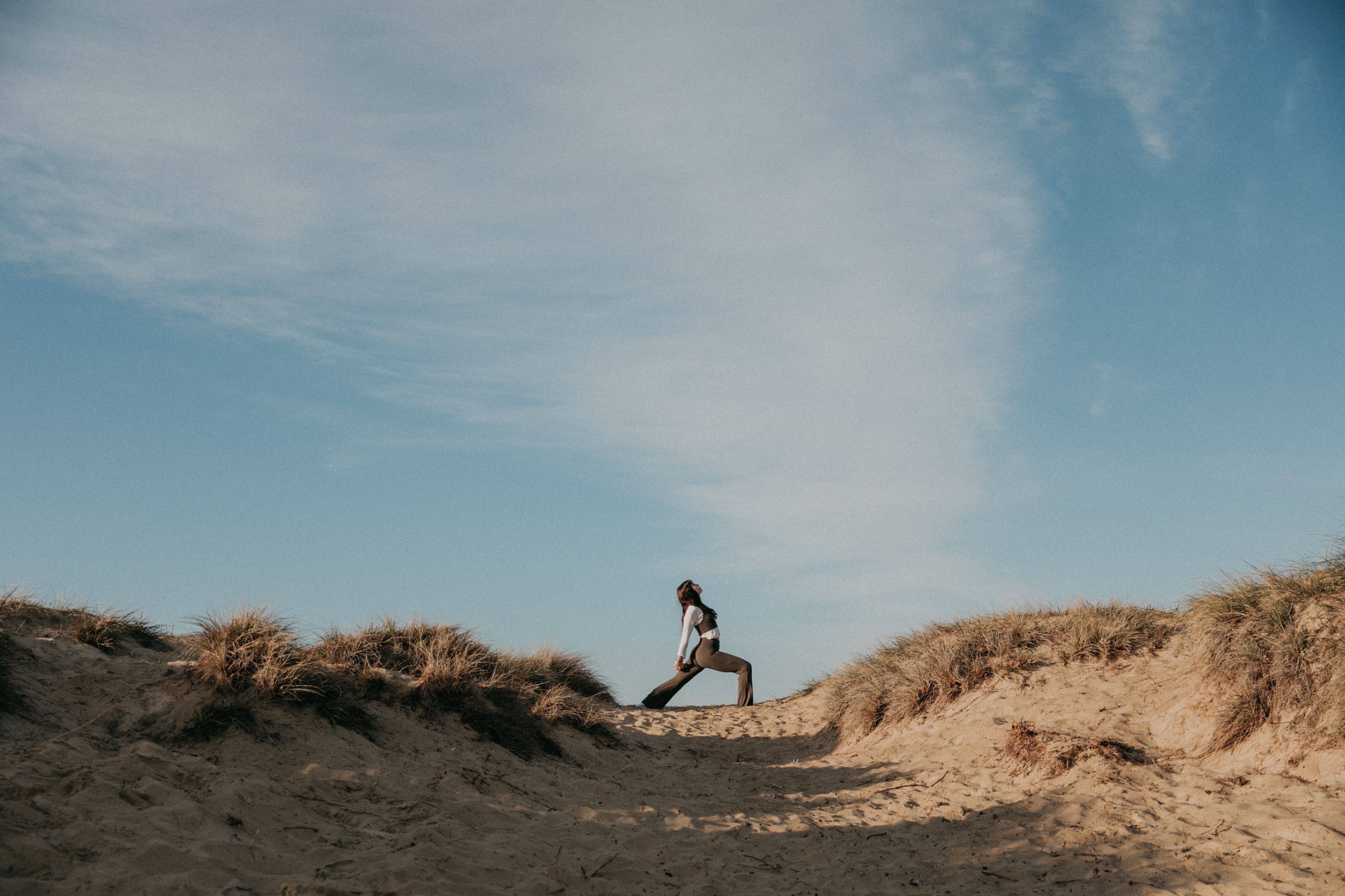 Sulli in vast sand dune landscape